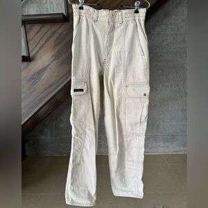 Cream colored BDG cargo pants